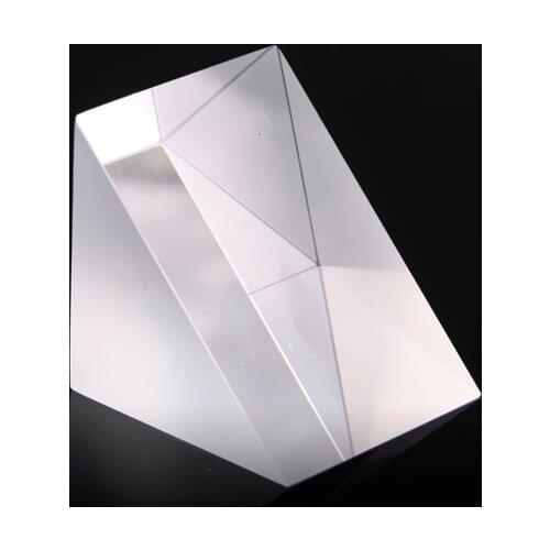 Medium High Refraction 25x25x40MM Optical Laser Refraction Prism Processing Small Right-angle Prism Cute Light