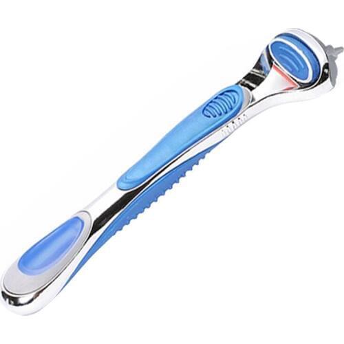 High quality Universal Portable Razor Handle Shaver Sharpener Blades Holder For Men shaving Razor 5 Blades