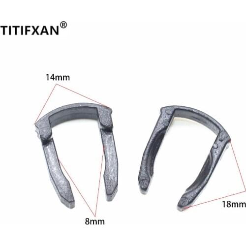 10PCS Auto fuel filter tubing connector plastic fastener clip for VW Jetta Bora Skoda Octavia Superb Fabia