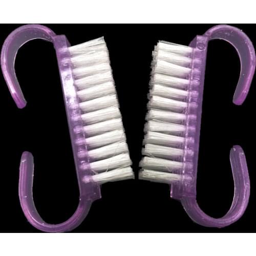 10Pcs/Lot Nail Art Dust Cleaning Brush Plastic Handle DIY Manicure Tools Dust Cleaner For Acrylic UV Gel Soft Remove Nail Dust