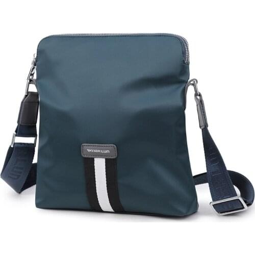 2020 Fashion Man Shoulder Bags Solid Color Cross Body Bag Casual Cross Body Bags for Man Waterproof Luxury Small Shoulder Bag