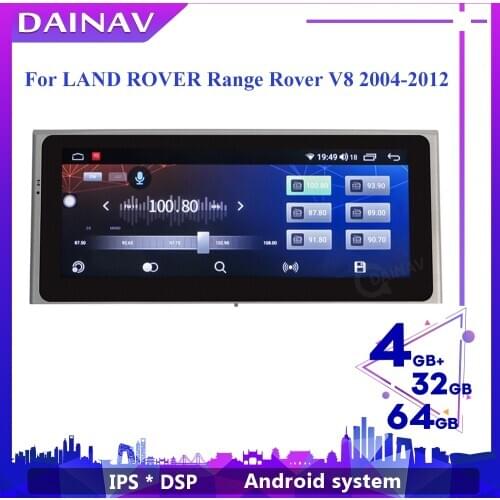 Android 10.0 Car Radio For LAND ROVER Range Rover V8 2004-2012 Car DVD Player GPS Navigation