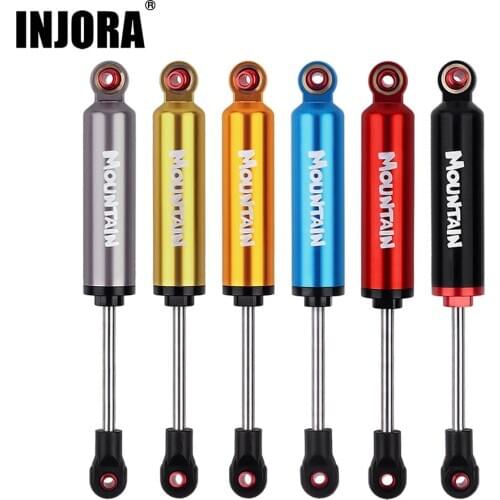 INJORA RC Car 2Pcs Built-in Spring 90/100/110/120mm Shock Absorber Damper For 1/10 RC Crawler Axial SCX10 90046 TRX-4 MST Redcat