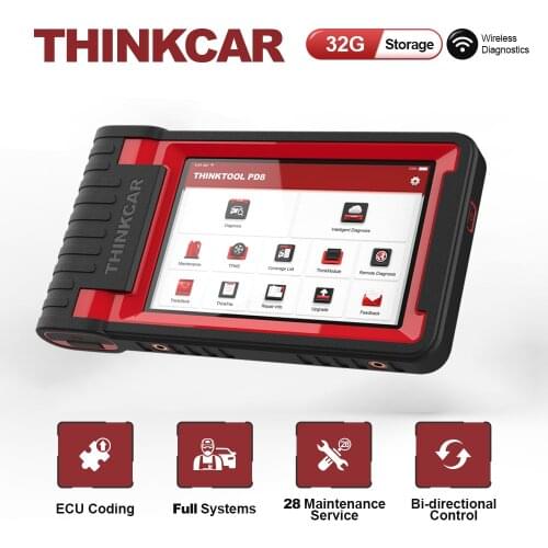 TINKCAR ThinkTool PD8 Professional OBD2 Scanner 28 Reset Lifetime Free ECU Coding Action Test Auto Diagnostic Car Scanner
