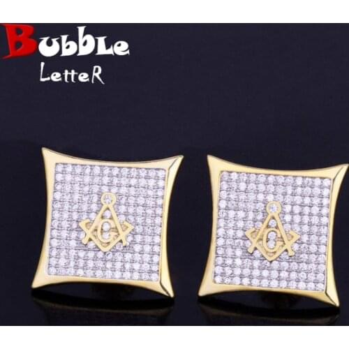 Stud Earrings Bubble letter China