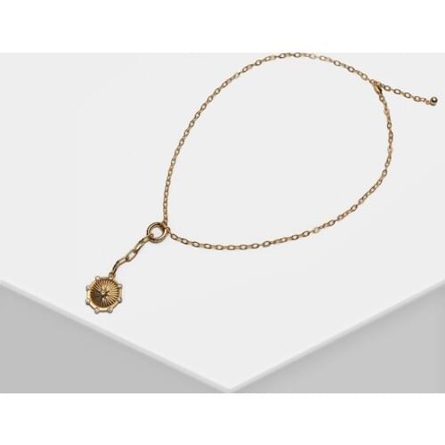 Amorita boutique Simple and stylish small pendant necklace sweater chain