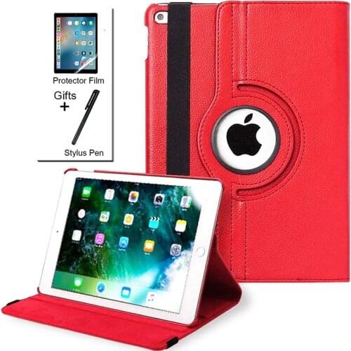 For iPad 9.7 2018 Case iPad 2017 9.7 Cover A1822 A1823 A1893 A1954 360 Degree Rotating PU Leather Covers For iPad 2018 9.7 Cases