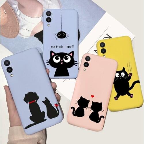 For Samsung Galaxy A02 A02S Case Cute Animal Cats Fashion Phone Case For Samsung A02S A 02 M02 Cover Soft Silicone Bumper Fundas