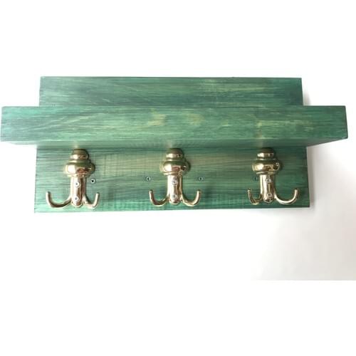 Wooden Decor Decorative Useful Wooden Shelves Wall Hanger Wood Handmade