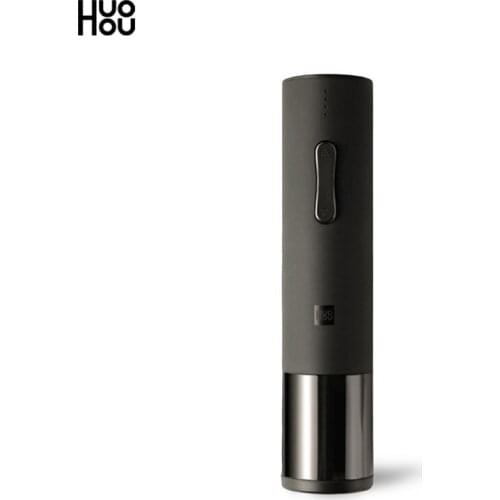 Huohou Automatic Wine Bottle Opener Kit Electric Corkscrew With Foil Cutter Automatic Wine Bottle Opener Simple Operation Cheap