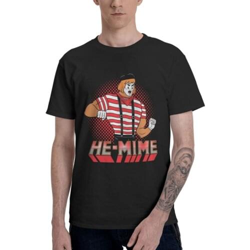 He Mime T Shirt Mens 100% Cotton Printing T-shirt Novelty Tshirt Short Sleeve He-Man And The Masters Of The Universe Tee Top