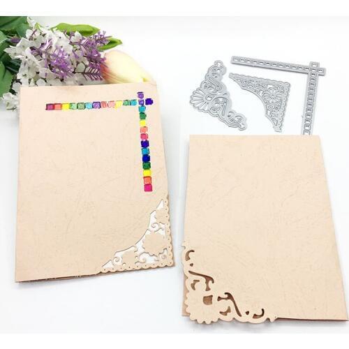 Julyarts 2019 New 3Pcs Flower Frame Metal Cutting Die for Scrapbooking Wedding Card Making Die Metal Crafts Gift Die Cut Stitch