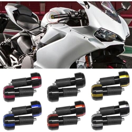 50% Hot Sales Handle Plug Easy to Install Highly Protection Aluminium Alloy Strong Construction Bright-colored Handle Bar End fo