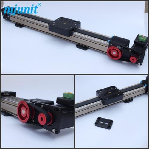 Linear Belt Drive Rail Aluminum Alloy Motorized Stage with high precision