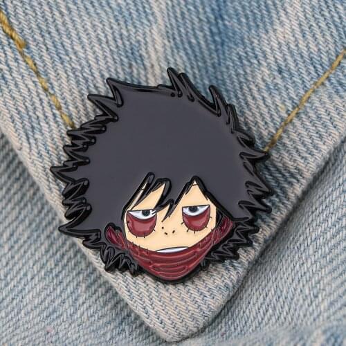 LT941 Japanese Anime Manga My Hero Academia Enamel Pins and Brooches for Woman Fashion Lapel Pin for Backpack Bags Badge Gifts