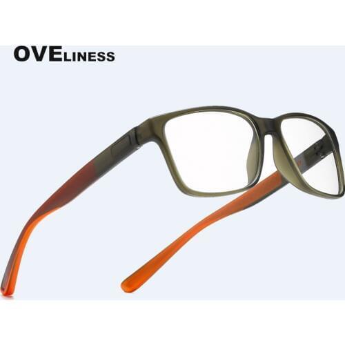 Fashion tr90 mens eyeglasses eye glasses frame men Optical Myopia Prescription Clear glasses male Full Spectacles eyewear frame