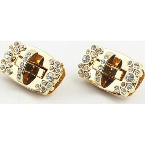 10pcs/lot new luggage and handbag hardware accessories, handbag metal diamond lock