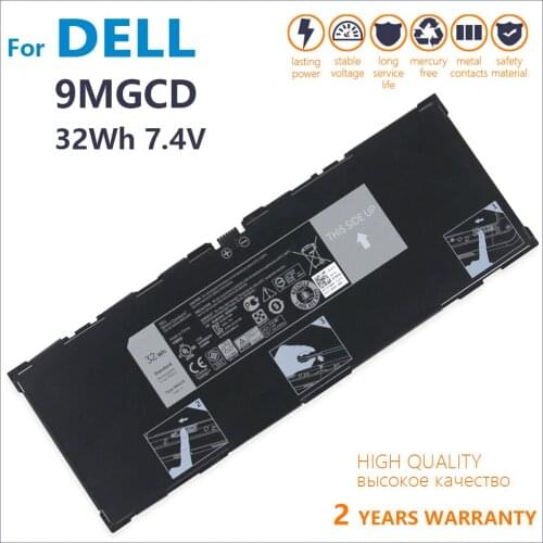 Genuine new original laptop battery 9MGCD For Dell Venue 11 Pro 5130 312-1453 T06G 0XMFY3 312-1453 VYP88 7.4V 32WH batteria