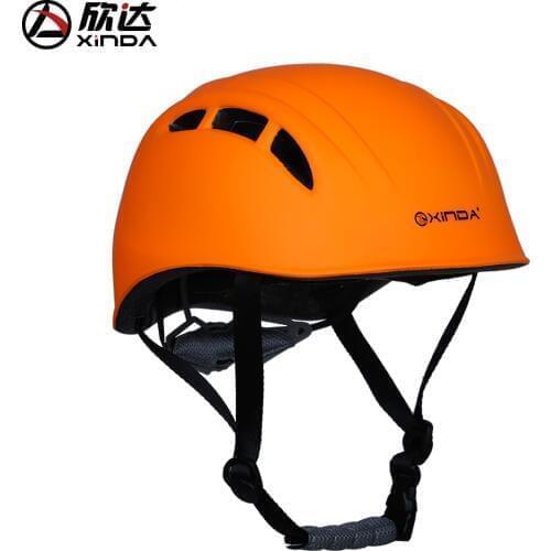 Xinda Outdoor Adjustable Helmet Climbing Equipment Expand Helmet Hole Rescue Mountain Climbing Helmet Protective Safety Helmet