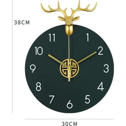 Luxury Modern Design Wall Clock Nordic Simple Slient Creative Pendulum Wall Clock Kitchen Art Reloj Pared Room Decor AD50HD