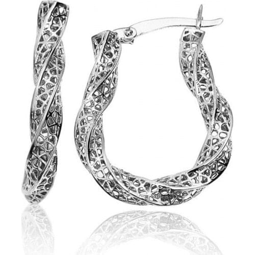 Argentum Concept-Silver Design Fusion Earrings-K087801