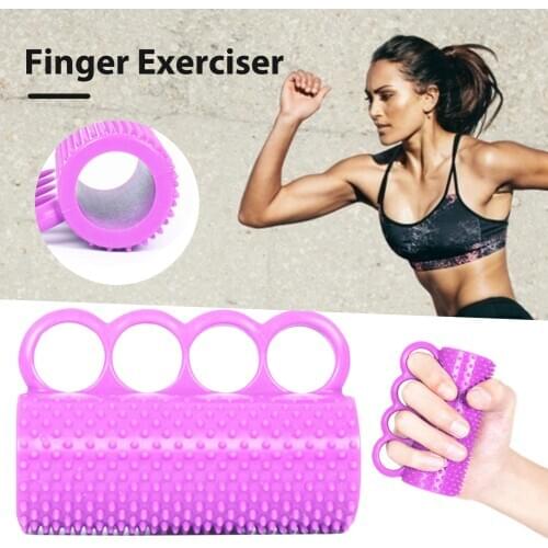 Adults children silicone Finger Exerciser and Hand Strengthener Physical Therapy Gripper for grip training beginners suitable