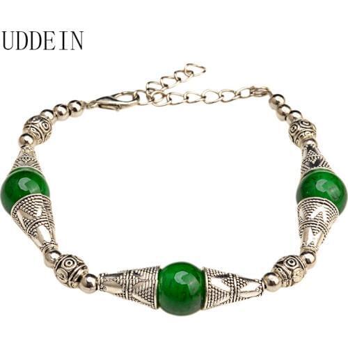 UDDEIN Vintage charms bracelet bangle for women bib beaded jewelry ethnic bohemian one direction strand bracelets drop shipping
