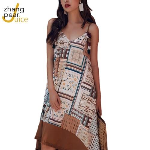 Zhang Pear Juice Womens Summer Dresses