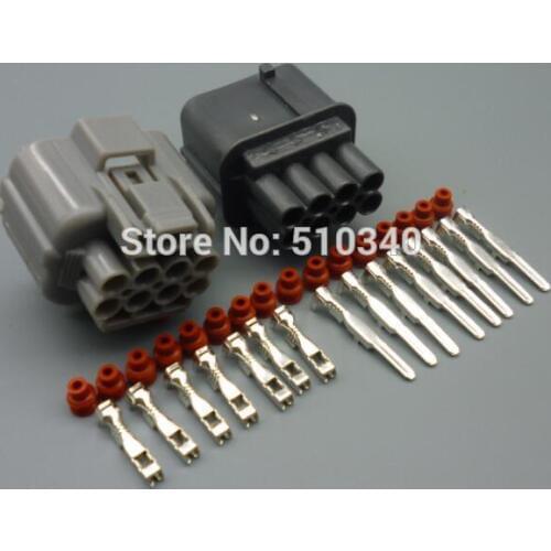 .1set 8pin 8 hole male female waterproof Automotive connectors car connector with terminal