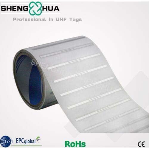 100pcs/pack EPC CLASS1 GEN2 860-960MHz RFID Passive Book Label Sticker For Library Book Tracking