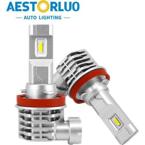 2pcs Factory Supply M4 LED Headlight Bulbs Light 6000K H1 H4 H7 H8 H11 9005 9006 Fog light High Low Beam White 12V