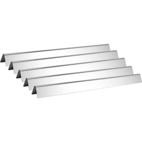 5Pcs Stainless Steel Gas Barbecue Grill Heat Plate Accessory Parts for Weber/Spirit Series