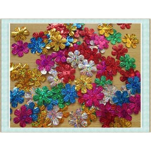 800pcs 24 mm quincunx Pvc blend color of sequins Spinnerbaits clothing/accessories 010001016