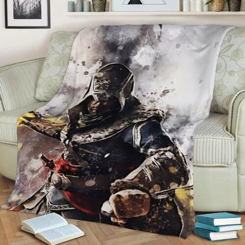 Assasins Creed 3D Print Plush Blanket Throw On Sofa Home Decor Soft Warmth Washable Nap Blanket Dropshipping