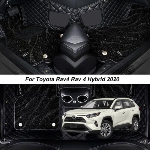 Car Floor Mats For Toyota Rav4 XA50 50 2019 2020 Rugs Surround Auto Interior Accessories Carpets