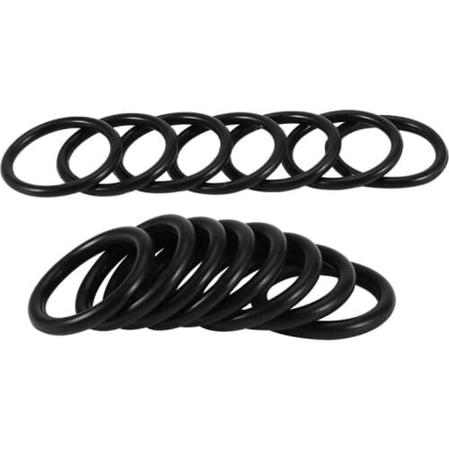 20 Pcs Black Rubber Oil Seal O-Rings Seals Washers, 20 x 15 x 2.5mm & 30 x 25 x 2.5mm