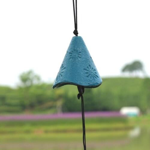 Cast Iron Bell Wind Chimes Furin Traditional Nanbu Ironware