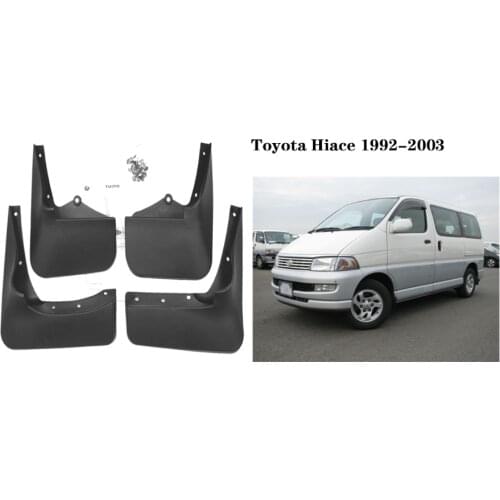 For Toyota Hiace 1992 - 2003 Front Rear Splash Guards Mud Flaps Fender Mudguards Accessories1998 1999 2000 2001 2002