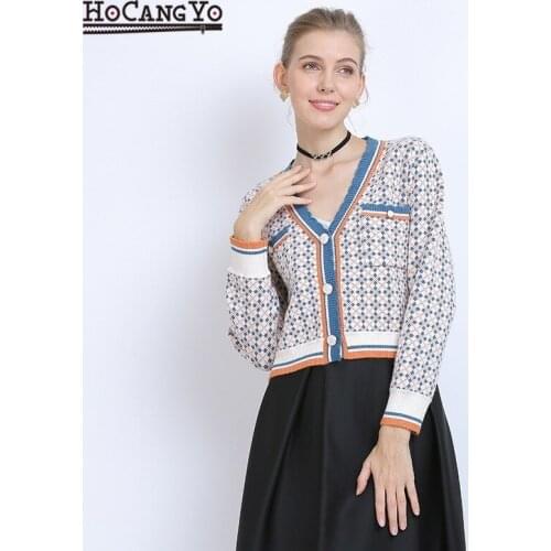 Autumn Women Knit Cardigan Sweater V Neck Long Sleeve Crop Top Sweater Coat Women Winter Clothes Oversized Sweaters Cardigans