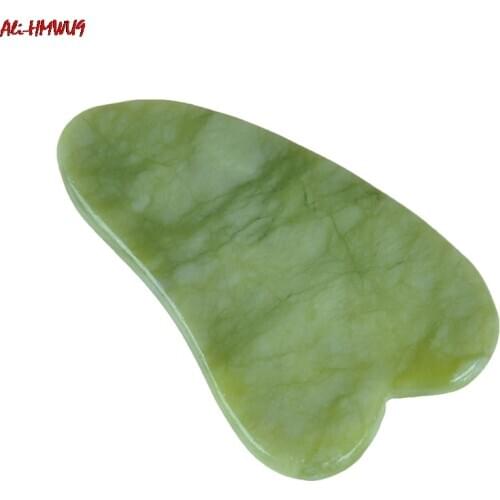 Natural Jade Stone Guasha Board SPA Therapy GuaSha Massager Scraping Board Massage Tool Antistress Body Care