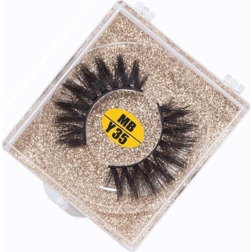 MB New 1 pairs natural false eyelashes fake lashes long makeup 3d mink lashes extension eyelash mink eyelashes MB-Y