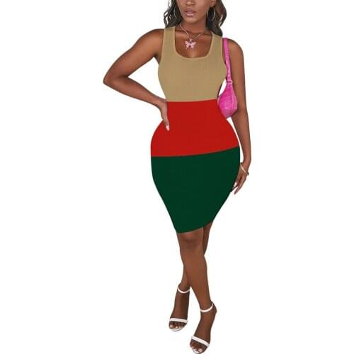 Ruched Drawstring Striped Bodycon Dress Women Club Party Hot Sexy Backless Sleeveless Summer Sheath Knee Length Dresses