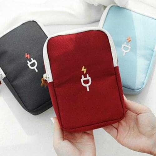 Portable Travel Gadget Storage Bag Cable Digital Bag Data Lines Package Organizer Wholesale Accessories Supplies Products Stuff