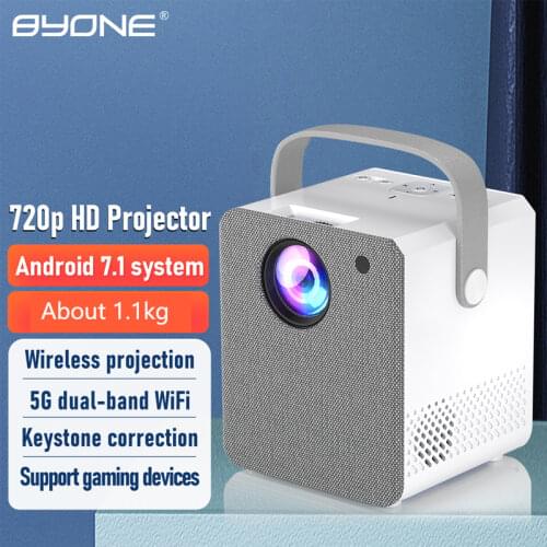 Global Version Projector 8000 lumens 4K Viedo Mini LED Portable Projector 720P Vertical Keystone Correction For Home Office
