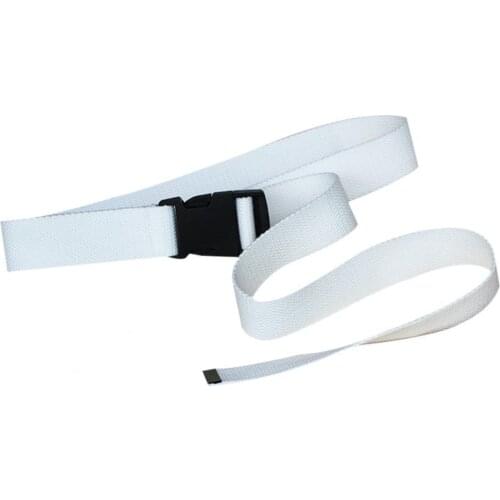 Adults Adjustable All-Match Belt Unisex Korean Style Canvas Belts Vintage Plastic Buckle Elastic Solid Color Long Waistband