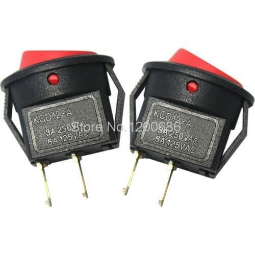 Rocker Switch Rocker Round Switch Small Round Red Button