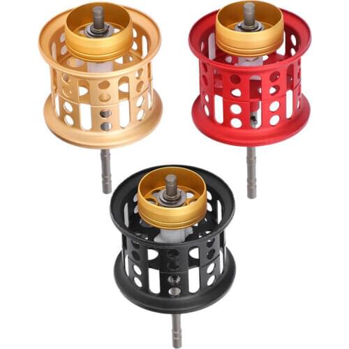 DIY Baitcasting Fishing Reel Spool Aluminium Alloy Wheel Cup For Daiwa Ultra Light Low Fishing Wheel Reel Shallow Spool