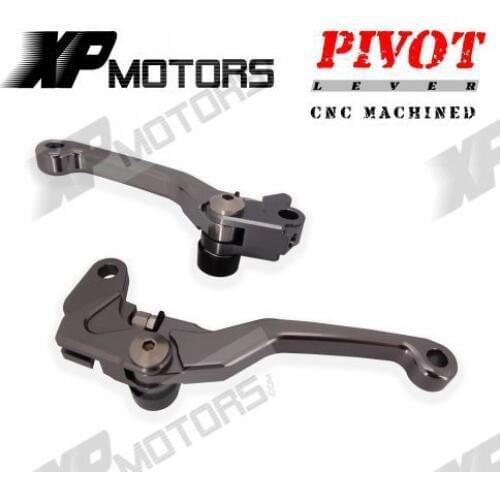 Machined CNC Billt T6065-T6 Aluminum Motocross Racing Pivot Brake Clutch Levers For Suzuki RMZ 250 2004