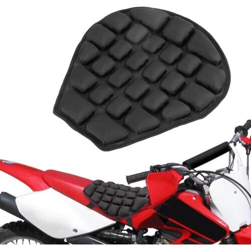 Universal Motorcycle Seat Cushion Air Fillable Seat Pad Pressure Relief Motorcycle Cushion for Sport Cooling Buck Seat