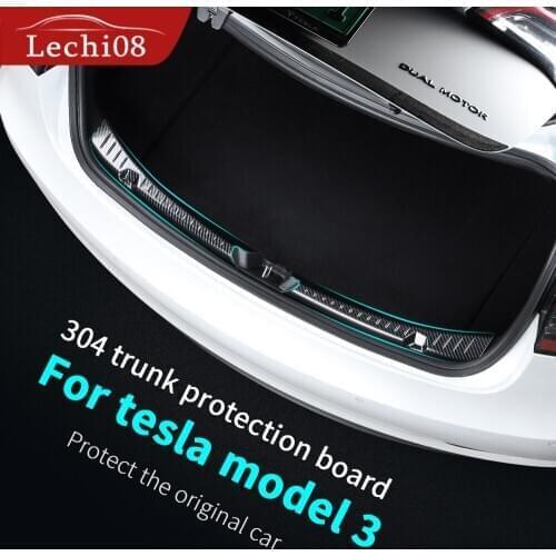 Rear protection trim for Tesla model 3 accessories/car 2016-2021 accessories model 3 tesla three accessoires tesla 3